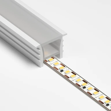 Large Led Silicon Diffuser Tagra | 20 x 20mm | Recessed | LED Silicone Diffuser | 20 & 50 Metre ...